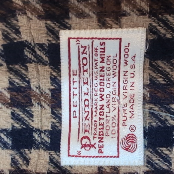 Vintage Pendleton 100% Virgin Wool Fall jacket/blazer. Sz 12P. - Picture 7 of 11